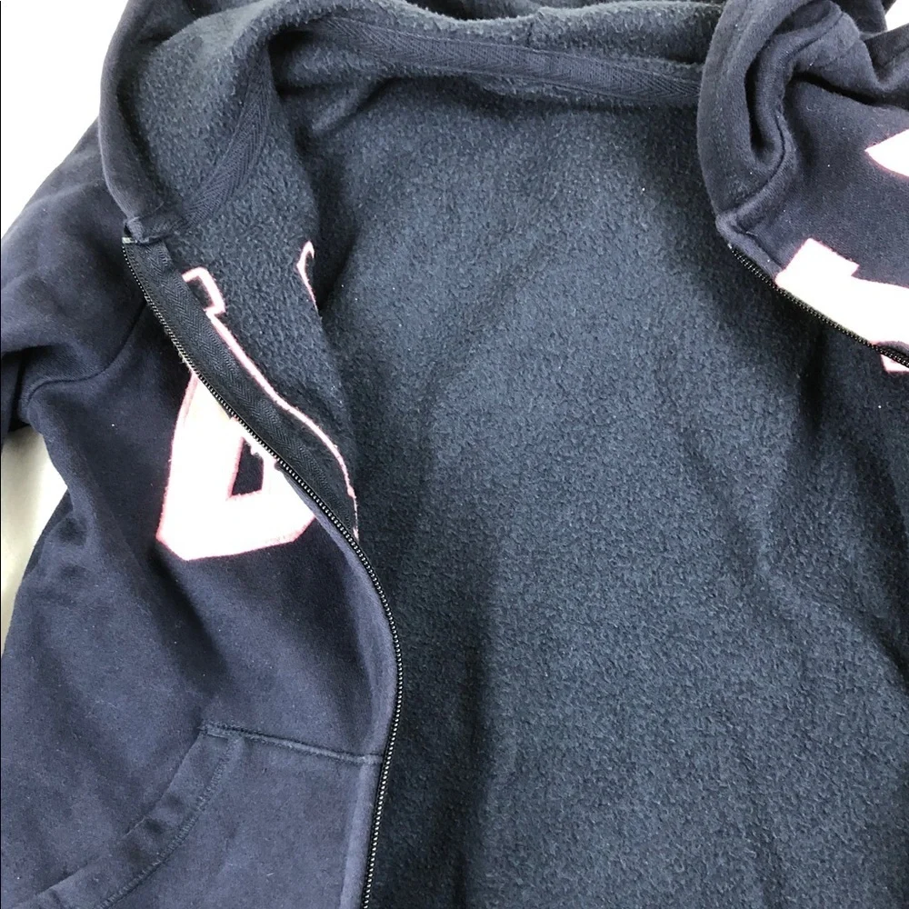 GAP Kids Dark Blue Hoodie with Pink Logo (K1)